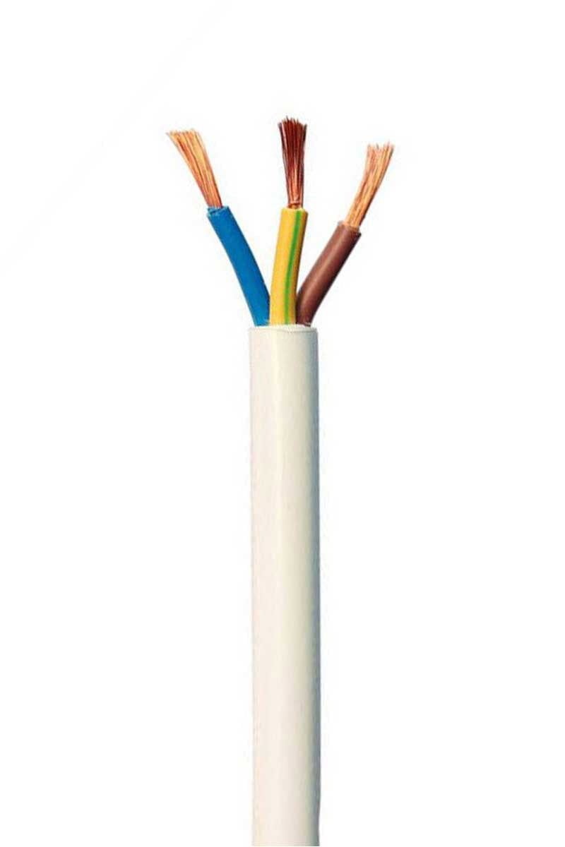 3X1,5 TTR KABLO BEYAZ(1 metre)