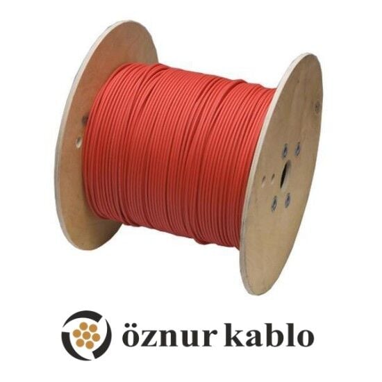 Öznur 6 MM Solar Kablo Kırmızı (500 MT) PV Solar Kablo