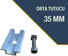 35 MM ORTA KELEPÇE (imbus cıvata+kare somun)(100 adet)