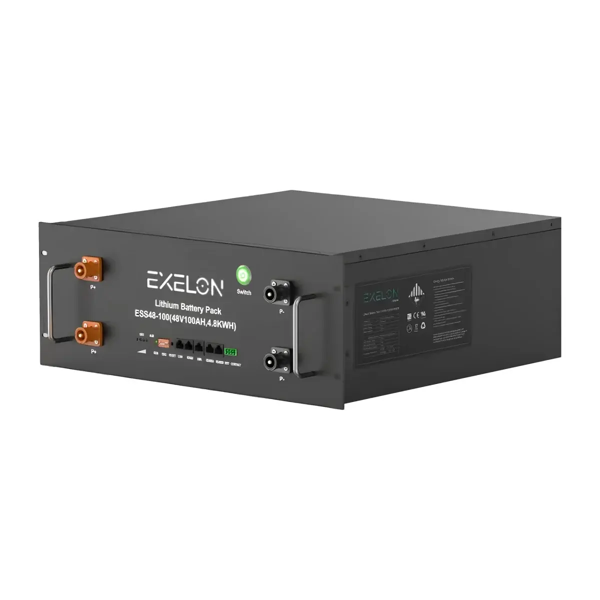EXELON  51,2 V 100 Ah Lityum Akü kaset tip