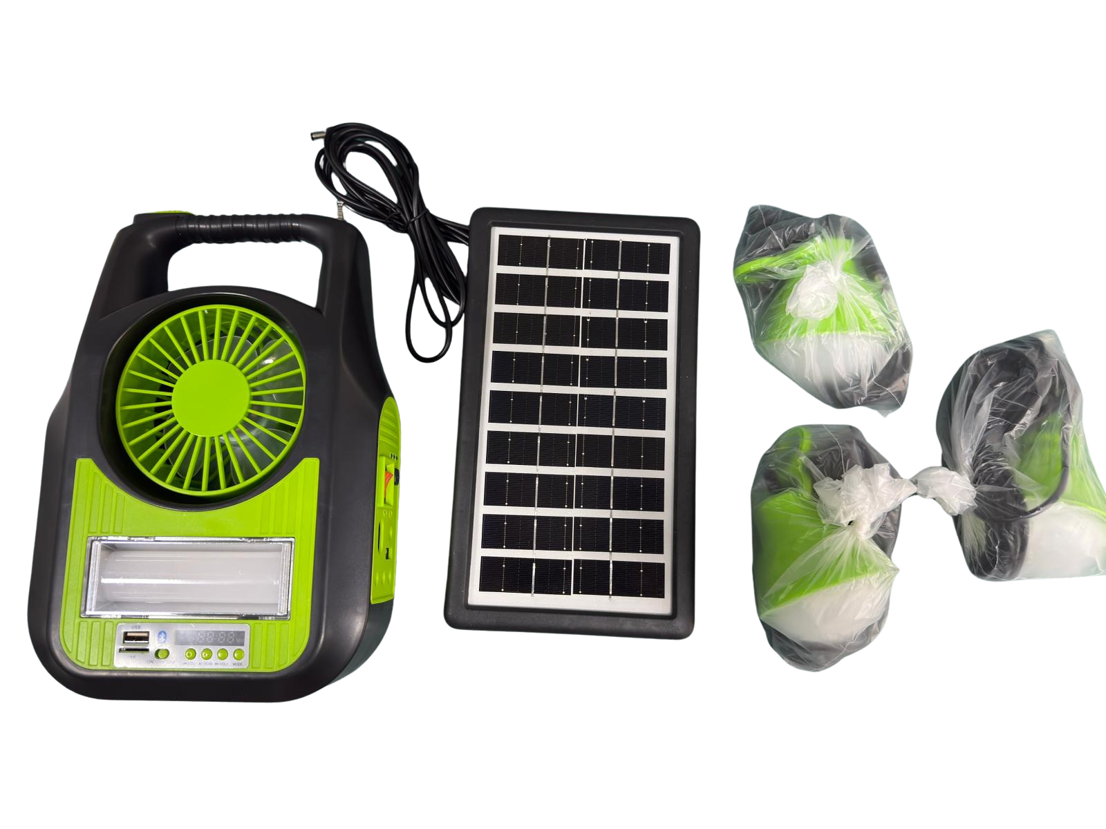 Işıldak GS-909 Güneş Enerjili MP3RADYO USB Şarj Edilebilir Fener Solar Aydınlatma