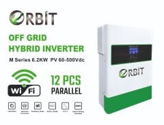 ORBİT 6.2 KW TAM SİNÜS OFFGRİD İNVERTER-12 PCS PARALLEL