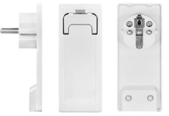 Ultra ince / Slim /Yassı Topraklı Fiş 5mm - Beyaz