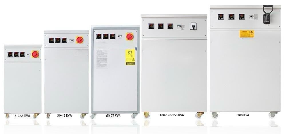 Simay 100 kVA Trifaze Tam Otomatik Servo Voltaj Regülatörü (KORUMALI)