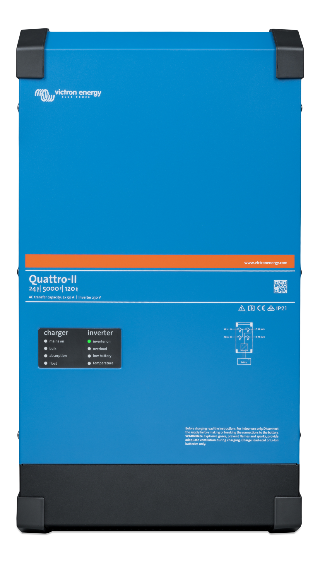 Victron Energy Quattro-II 24/5000/120-50/50