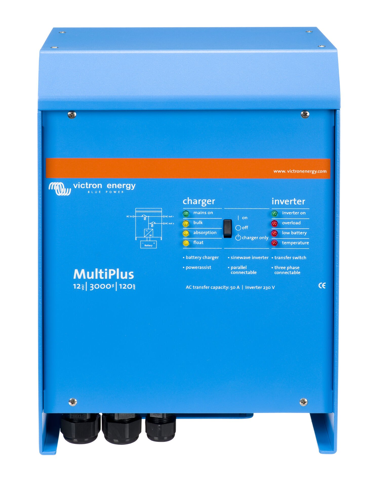 Victron Energy MultiPlus Inverter 12/3000/120-50