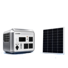 Lexron 1200 W  Taşınabilir Solar Jeneratör- 160 Watt Güneş Paneli