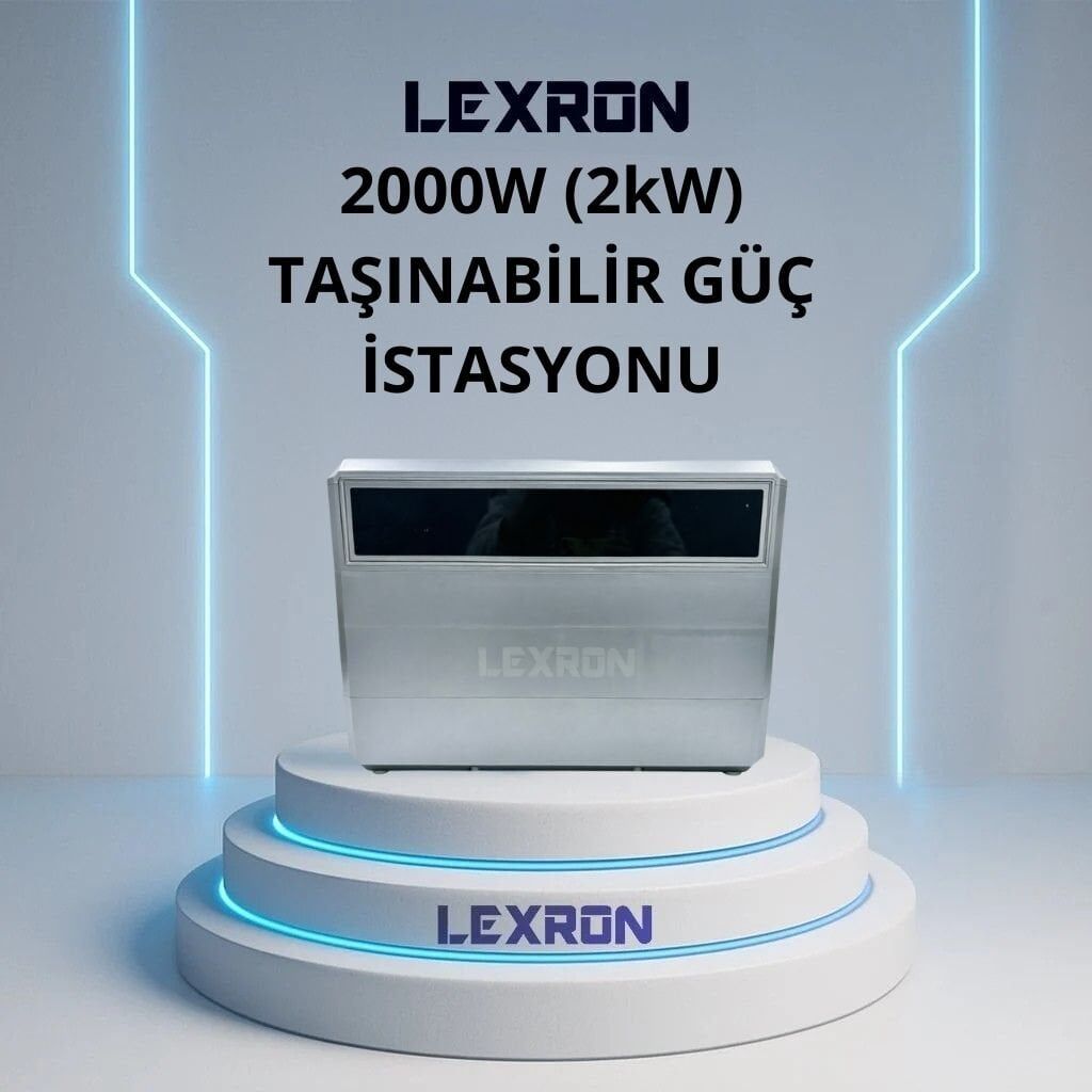 Lexron 2000 W  Taşınabilir Güç İstasyonu - UPS