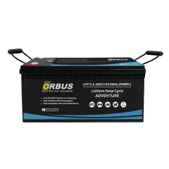 ORBUS 12.8 V  200 AMPER LİFEPO4 LİTYUM AKÜ