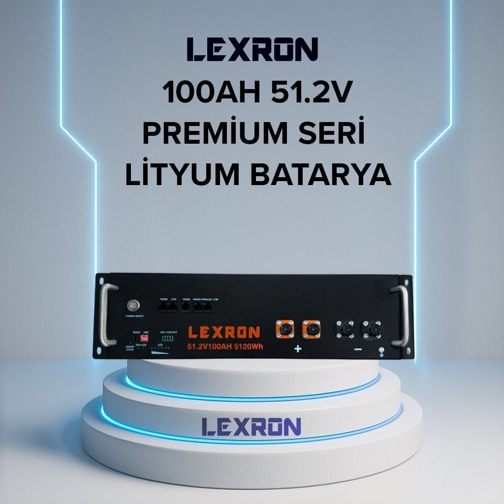 LEXRON 51.2V 100Ah LİFEPO4 AKÜ