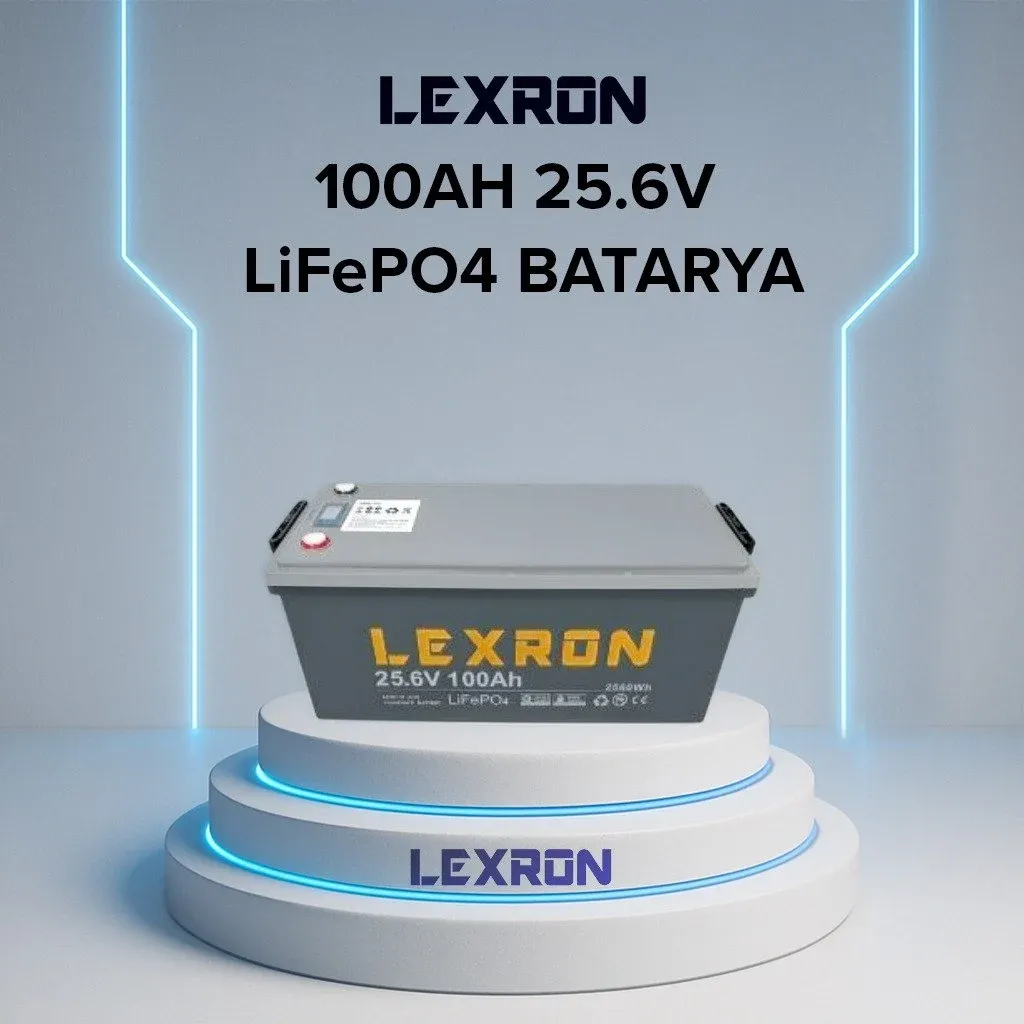 LEXRON 25.6V 100Ah LİFEPO4 AKÜ
