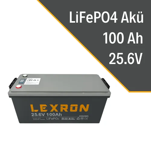LEXRON 100AH 25.6V LİTYUM AKÜ