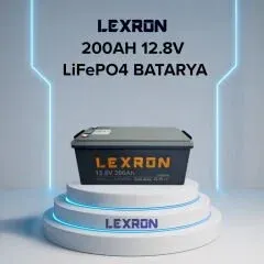LEXRON 12.8V 200Ah LİFEPO4 AKÜ