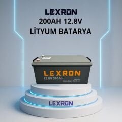 LEXRON 12.8V 200Ah LİFEPO4 AKÜ