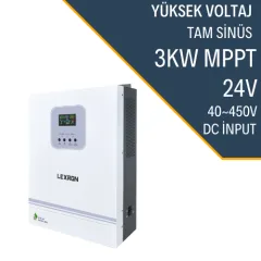 LEXRON 3KW HV MPPT AKILLI İNVERTER 24V