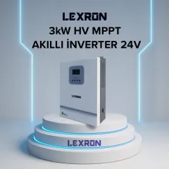 LEXRON 24 V 3KW MPPT AKILLI İNVERTER (55-500V)