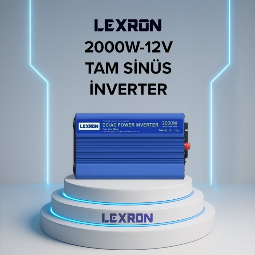 LEXRON 12 V 2000 WATT TAM SİNÜS UPS İNVERTER