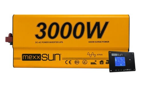 MEXXSUN 12 V 3000 WATT TAM SİNÜS UPS İNVERTER(EKRANLI)