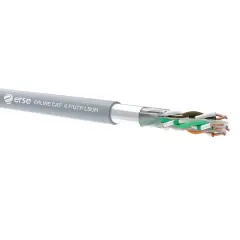Erse 4x2x23 Awg Cat-6 U/Utp Lszh Halojen Free Data Kablosu Gri 1 Mt