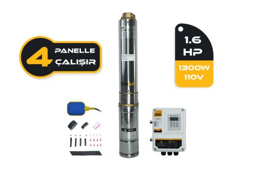 MEXXSUN DC Pompa 1.6Hp / 1300W / 110V (4DC6-112-110-1300)